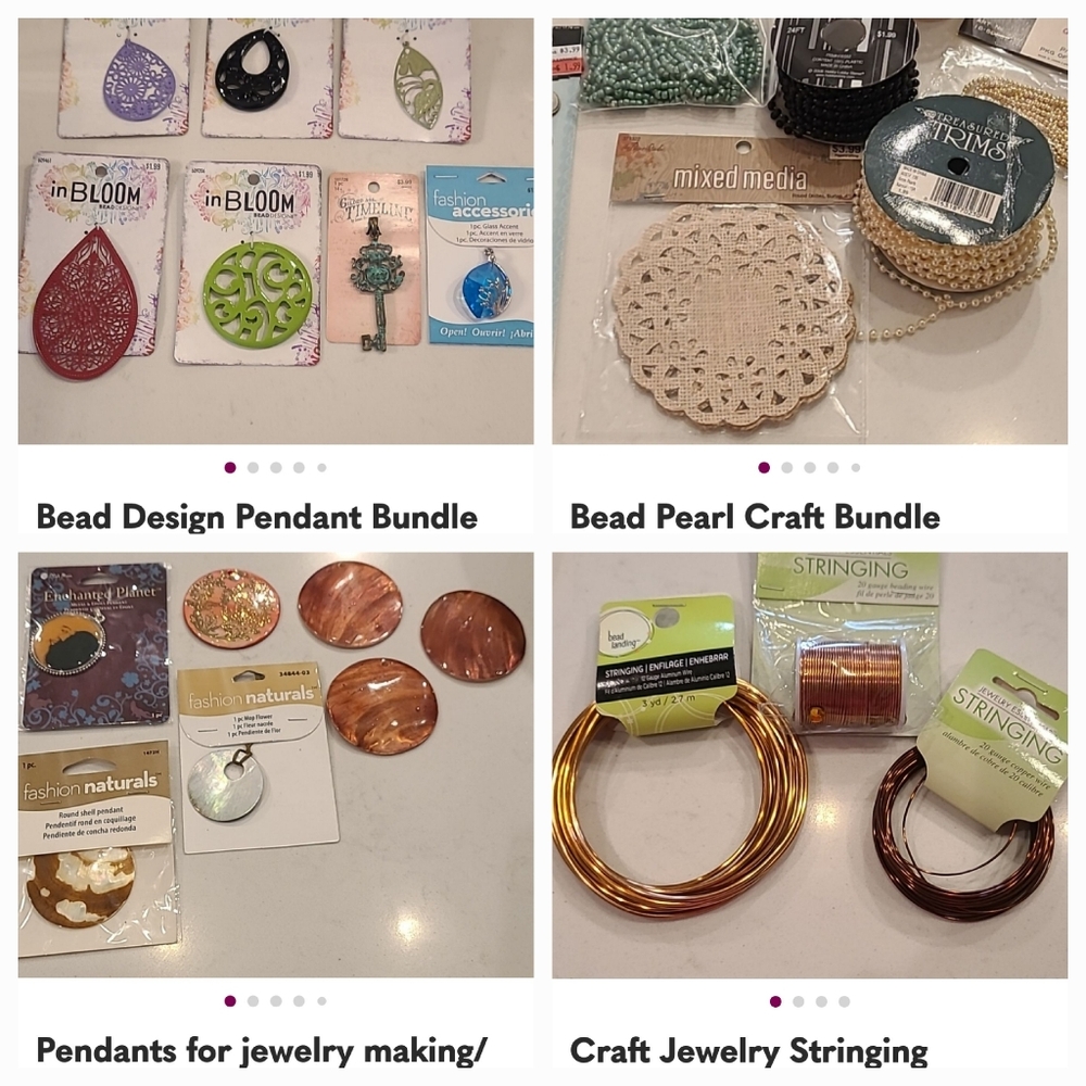 Hobby Lobby Pendant Collection with Gold and Brown Tones